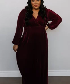 BB Custom Dresses Venus Pleated Maxi Dress | Mulberry