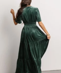 RR Artemis Velvet Maxi Dress | Deep Lagoon Dresses
