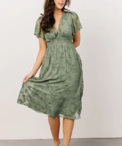 RR June Smocked Midi Dress | Green Dresses 13 RR June Smocked Midi Dress | Green Dresses