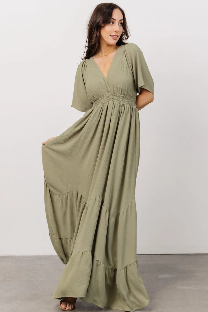 RR Delilah Maxi Dress | Dusty Olive 2 RR Delilah Maxi Dress | Dusty Olive