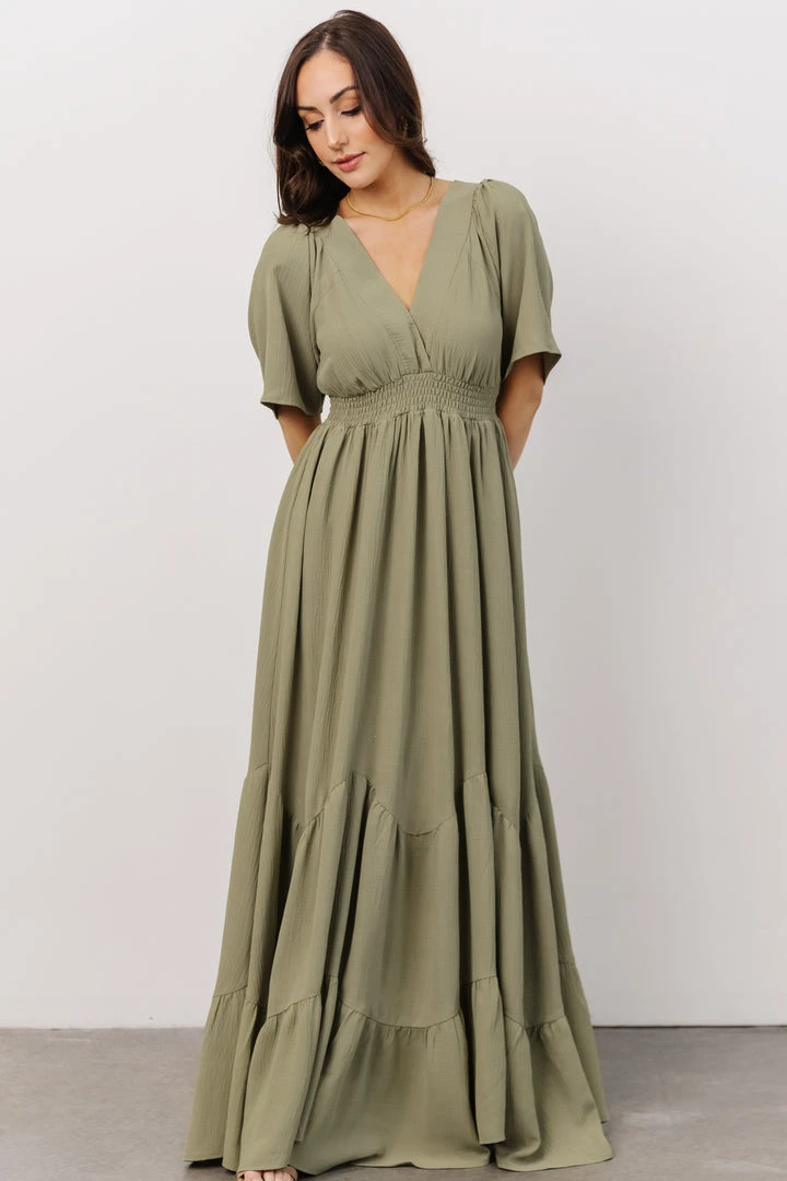 RR Delilah Maxi Dress | Dusty Olive 5 RR Delilah Maxi Dress | Dusty Olive