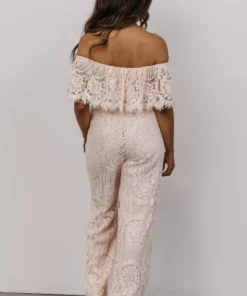 RR Maryn Lace Jumpsuit | Blush 9 RR Maryn Lace Jumpsuit | Blush