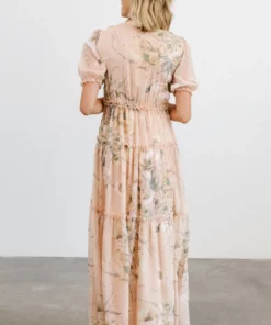 BB Custom Santorini Maxi Dress | Blush Floral