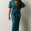 RR Shop By Style Glasgow Sequin Jumpsuit | French Blue