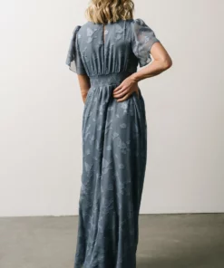 RR Dresses Evelyn Smocked Maxi Dress | Blue