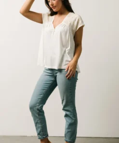 IL Boho Lindley Embroidery Top | Ivory 10 IL Boho Lindley Embroidery Top | Ivory