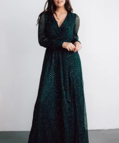 BB Custom Abigail Sparkle Gown | Emerald Dresses