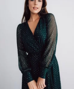 BB Custom Abigail Sparkle Gown | Emerald Dresses