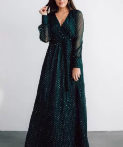 BB Custom Abigail Sparkle Gown | Emerald Dresses