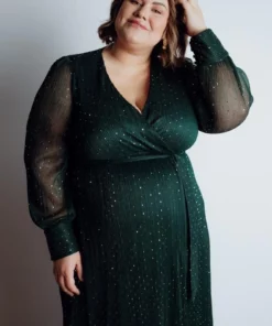 BB Custom Abigail Sparkle Gown | Emerald Dresses