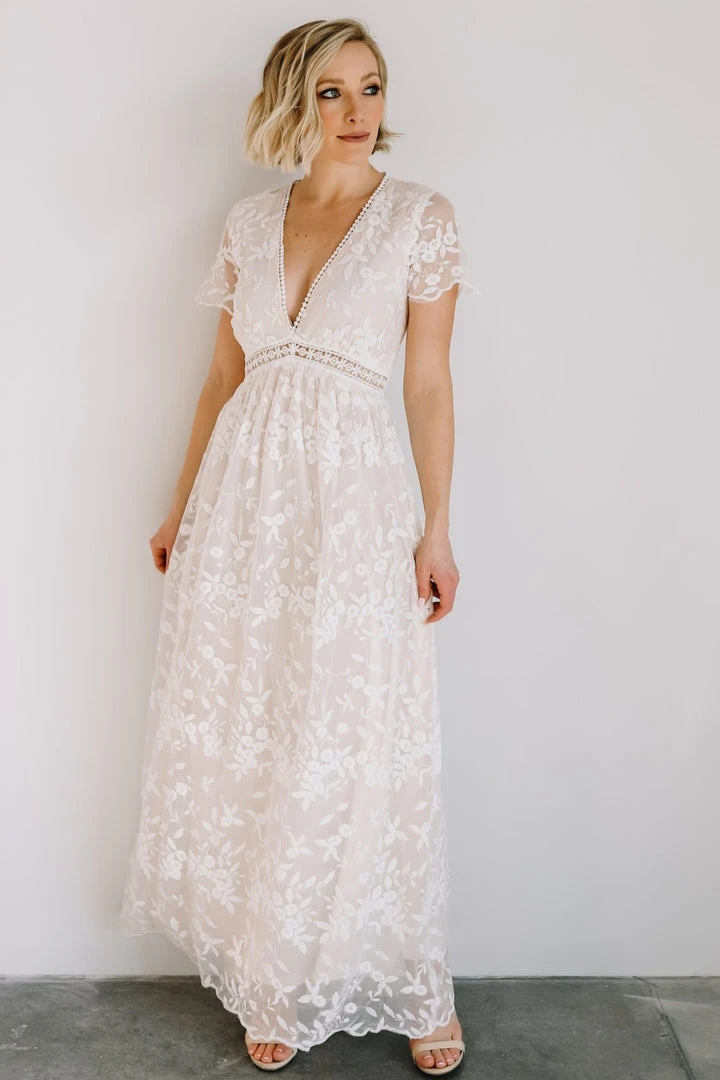 AK Ada Lace Maxi Dress | Off White Dresses 5 AK Ada Lace Maxi Dress | Off White Dresses