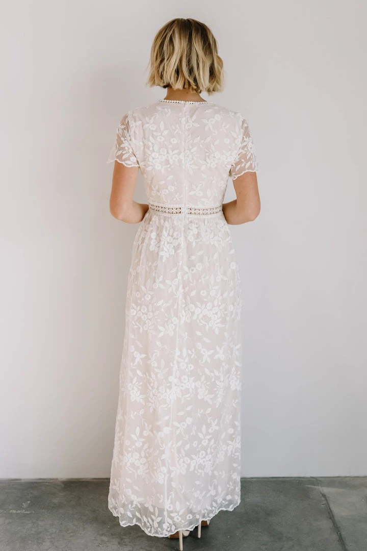 AK Ada Lace Maxi Dress | Off White Dresses 6 AK Ada Lace Maxi Dress | Off White Dresses