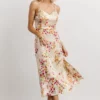 Dresses Agnes Slip Midi Dress | Cream + Multi Floral