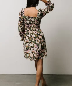 BS Dresses Alastair Smocked Mini Dress | Multi Print