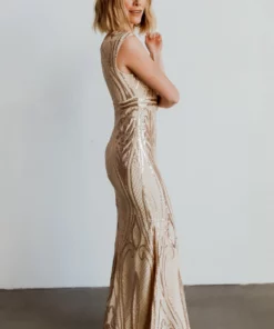RR Alessia Sequin Gown | Champagne Dresses 13 RR Alessia Sequin Gown | Champagne Dresses