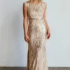 RR Alessia Sequin Gown | Champagne Dresses