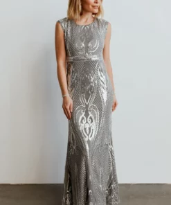 RR Alessia Sequin Gown | Pewter Dresses 13 RR Alessia Sequin Gown | Pewter Dresses