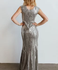 RR Alessia Sequin Gown | Pewter Dresses 17 RR Alessia Sequin Gown | Pewter Dresses