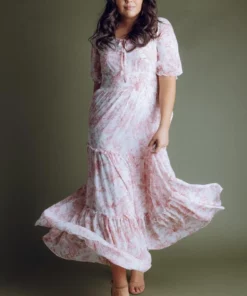 BB Custom Alice Smocked Maxi Dress | Berry Print Dresses