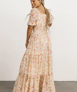 BB Custom Alice Smocked Maxi Dress | Blossom Print Dresses 10 BB Custom Alice Smocked Maxi Dress | Blossom Print Dresses