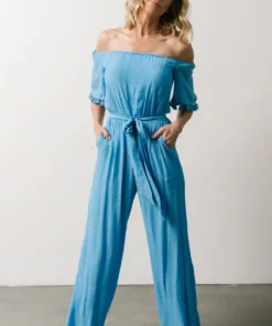 DD Althea Boho Jumpsuit | Sky Blue
