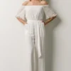 DD Althea Boho Jumpsuit | White Vacation