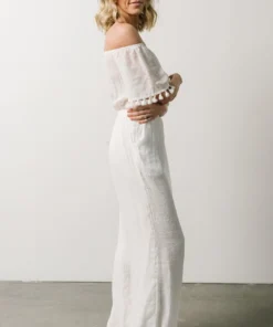DD Althea Boho Jumpsuit | White Vacation