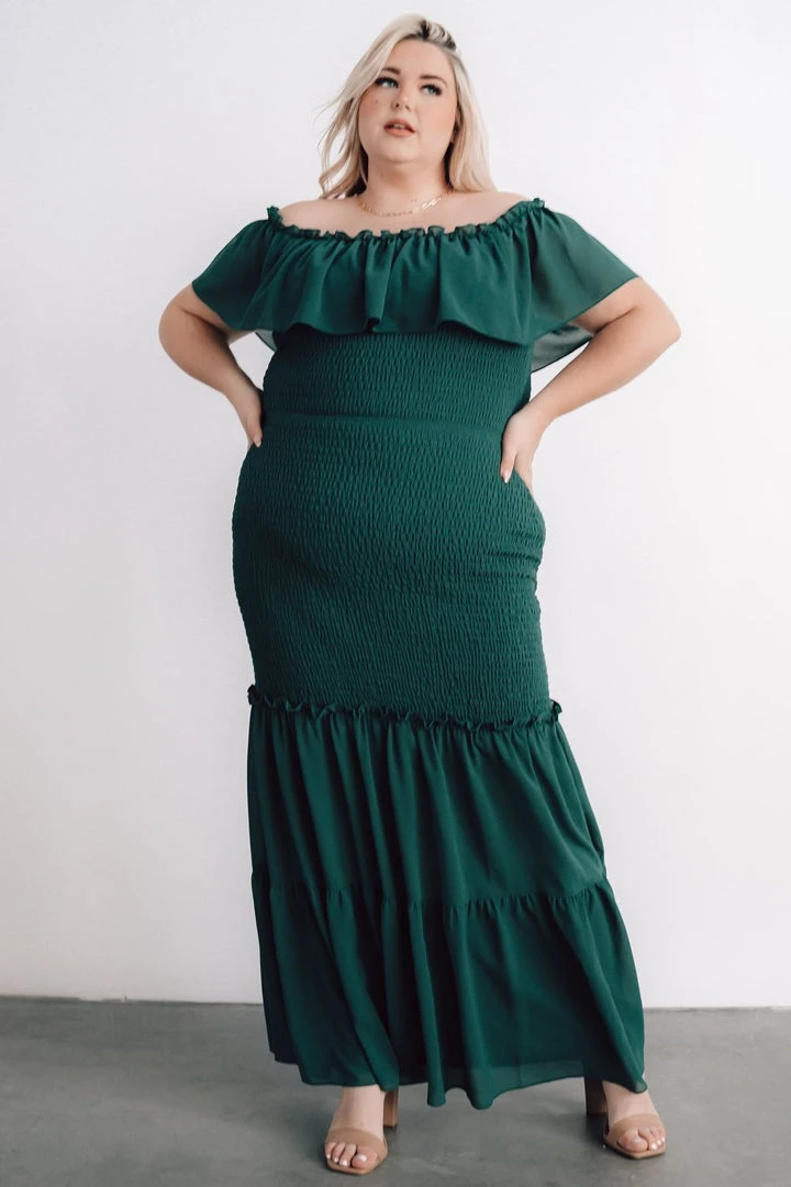 JH Amalfi Smocked Maxi Dress | Green 6 JH Amalfi Smocked Maxi Dress | Green