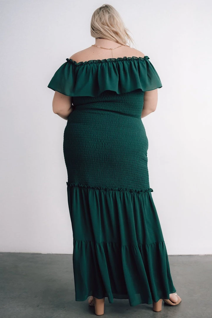 JH Amalfi Smocked Maxi Dress | Green 9 JH Amalfi Smocked Maxi Dress | Green