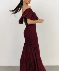 JH Dresses Amalfi Smocked Maxi Dress | Mulberry