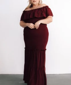 JH Dresses Amalfi Smocked Maxi Dress | Mulberry