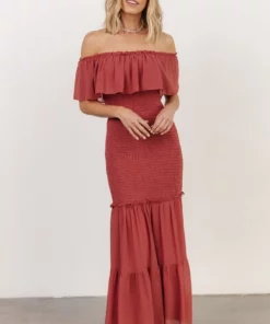 JH Amalfi Smocked Maxi Dress | Rose Dresses