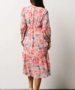 SL Amaretto Midi Dress | Pink + Blue Floral Dresses 10 SL Amaretto Midi Dress | Pink + Blue Floral Dresses