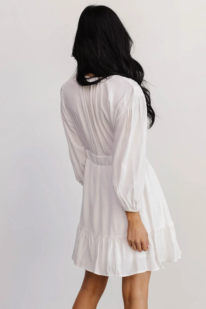 POL Amelia Boho Mini Dress | Off White 6 POL Amelia Boho Mini Dress | Off White