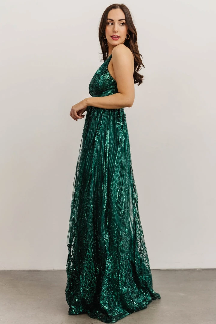 RR Anastasia Gown | Green Sequin Dresses 4 RR Anastasia Gown | Green Sequin Dresses
