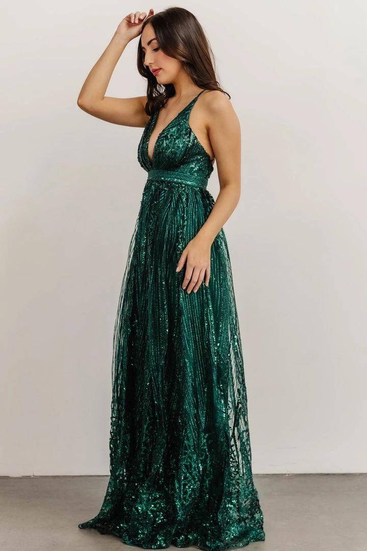 RR Anastasia Gown | Green Sequin Dresses 5 RR Anastasia Gown | Green Sequin Dresses