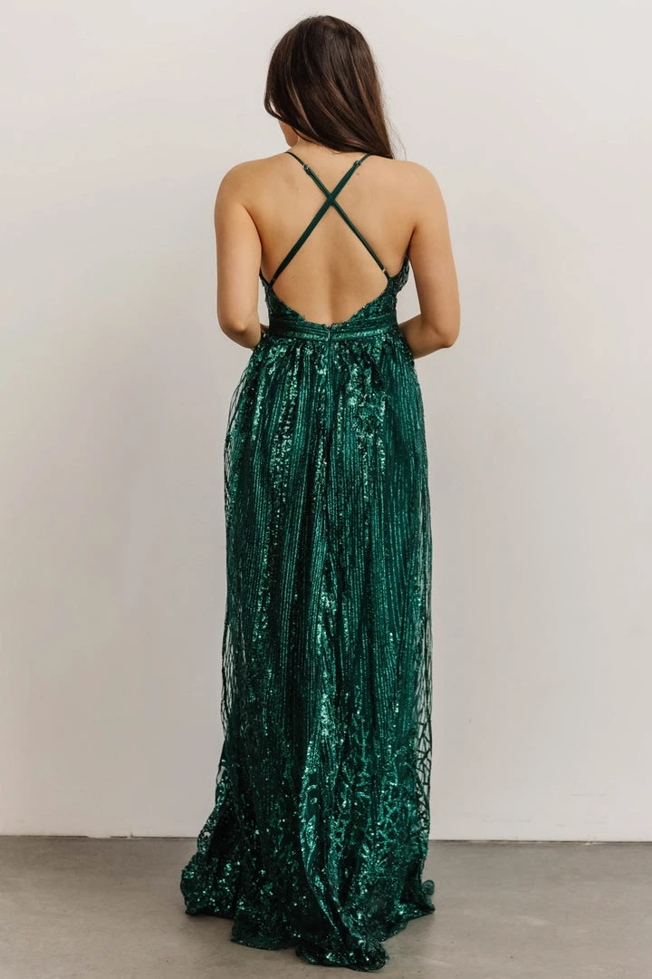 RR Anastasia Gown | Green Sequin Dresses 7 RR Anastasia Gown | Green Sequin Dresses