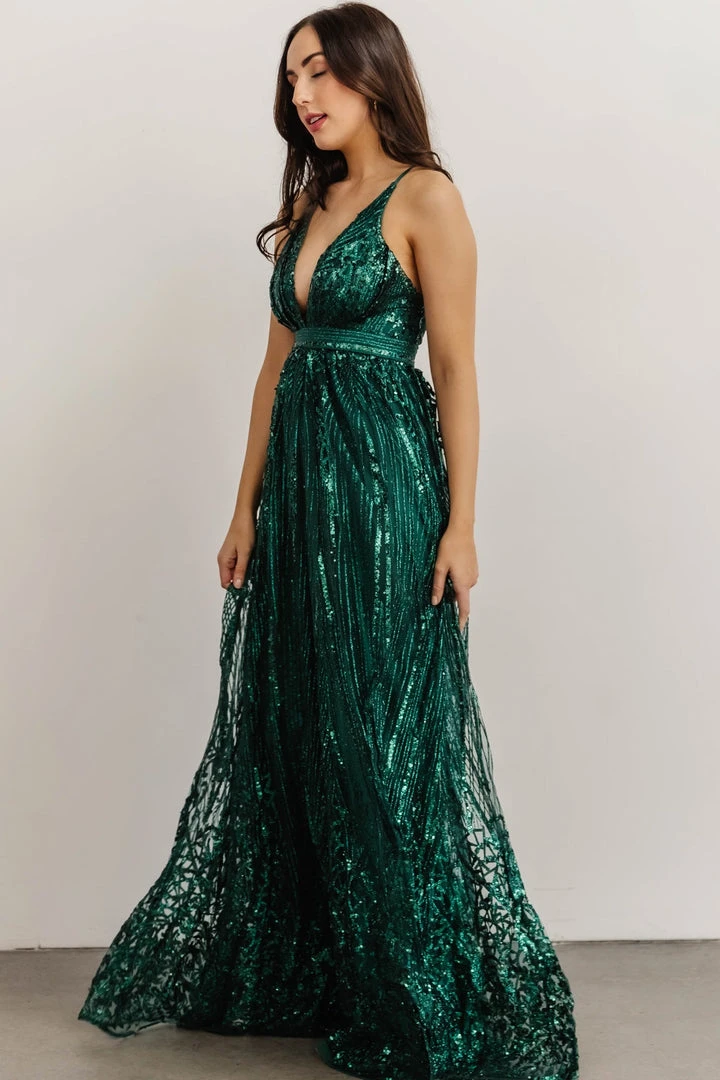 RR Anastasia Gown | Green Sequin Dresses 6 RR Anastasia Gown | Green Sequin Dresses