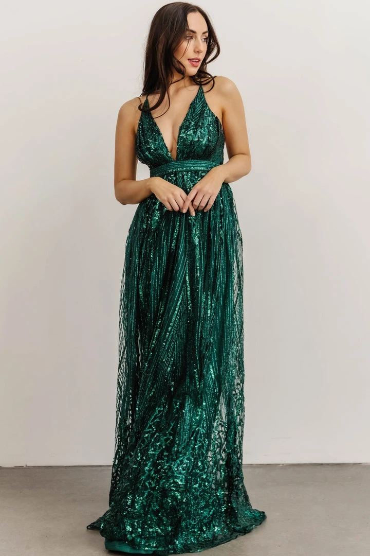 RR Anastasia Gown | Green Sequin Dresses 9 RR Anastasia Gown | Green Sequin Dresses