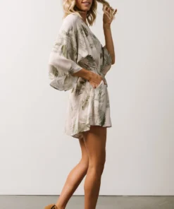 DF Anya Palm Leaf Romper | Olive