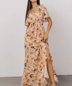 BB Custom April Sweetheart Maxi Dress | Autumn Bouquet