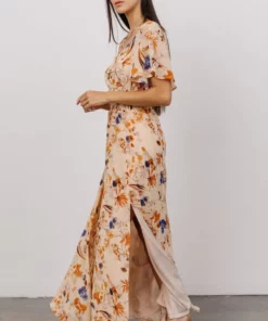 BB Custom April Sweetheart Maxi Dress | Autumn Bouquet