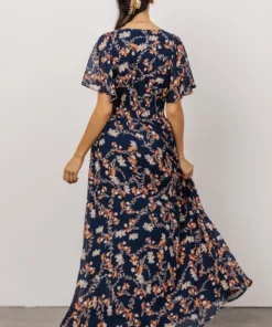 BB Custom Dresses April Sweetheart Maxi Dress | Dark Blue Floral 15 BB Custom Dresses April Sweetheart Maxi Dress | Dark Blue Floral