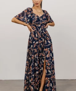 BB Custom Dresses April Sweetheart Maxi Dress | Dark Blue Floral 13 BB Custom Dresses April Sweetheart Maxi Dress | Dark Blue Floral