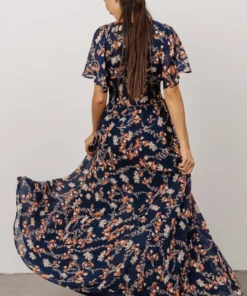 BB Custom Dresses April Sweetheart Maxi Dress | Dark Blue Floral 17 BB Custom Dresses April Sweetheart Maxi Dress | Dark Blue Floral