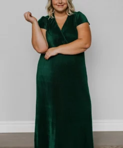 BB Custom Athena Pleated Maxi Dress | Forest 18 BB Custom Athena Pleated Maxi Dress | Forest