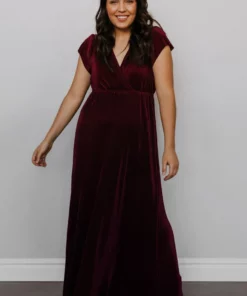 BB Custom Athena Pleated Maxi Dress | Mulberry 17 BB Custom Athena Pleated Maxi Dress | Mulberry