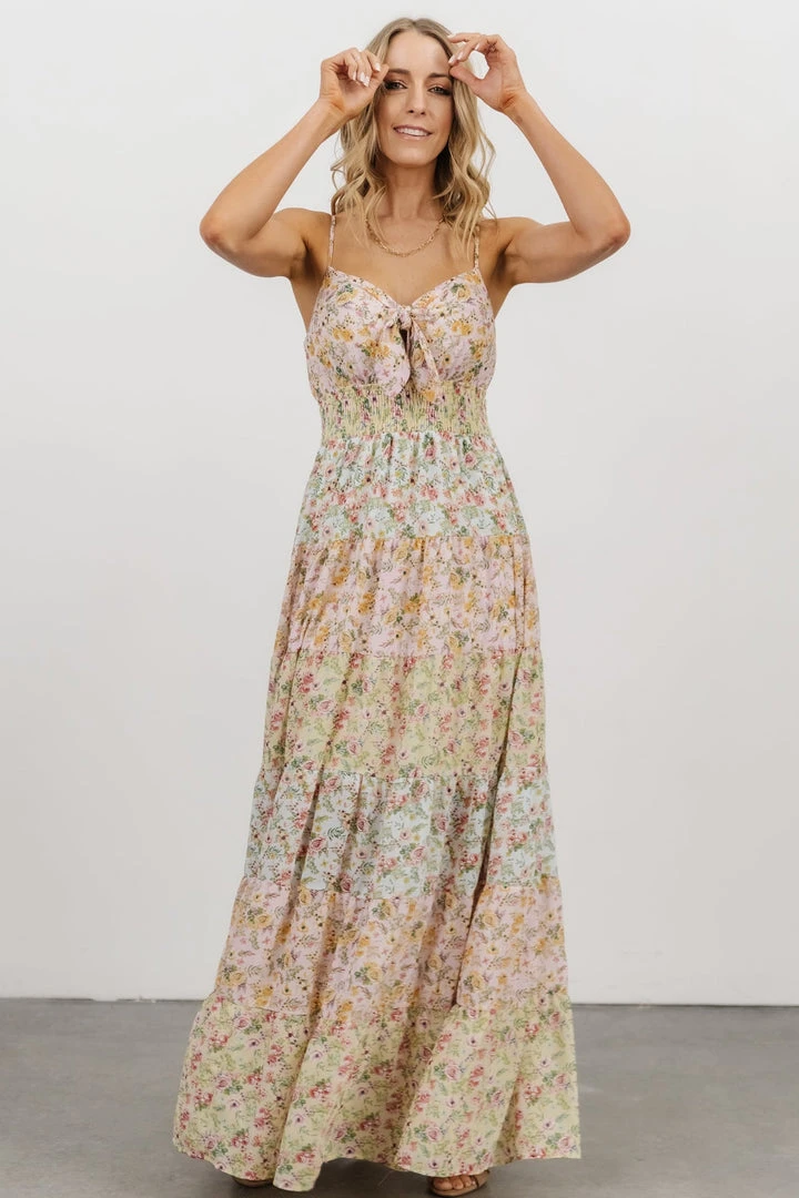 FT Dresses Azalea Tiered Maxi Dress | Multi Floral Print 6 FT Dresses Azalea Tiered Maxi Dress | Multi Floral Print