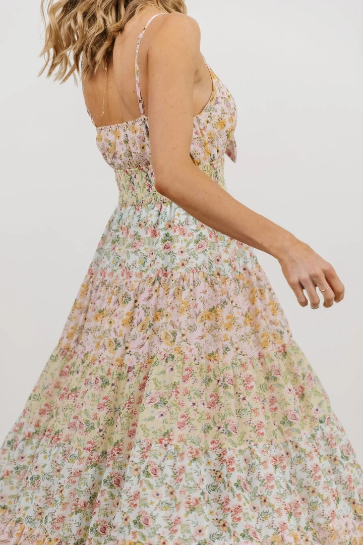 FT Dresses Azalea Tiered Maxi Dress | Multi Floral Print 3 FT Dresses Azalea Tiered Maxi Dress | Multi Floral Print