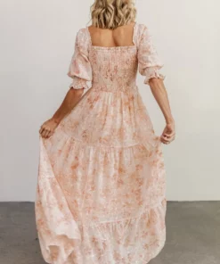 BB Custom Dresses Bailey Eyelet Maxi Dress | Apricot 20 BB Custom Dresses Bailey Eyelet Maxi Dress | Apricot